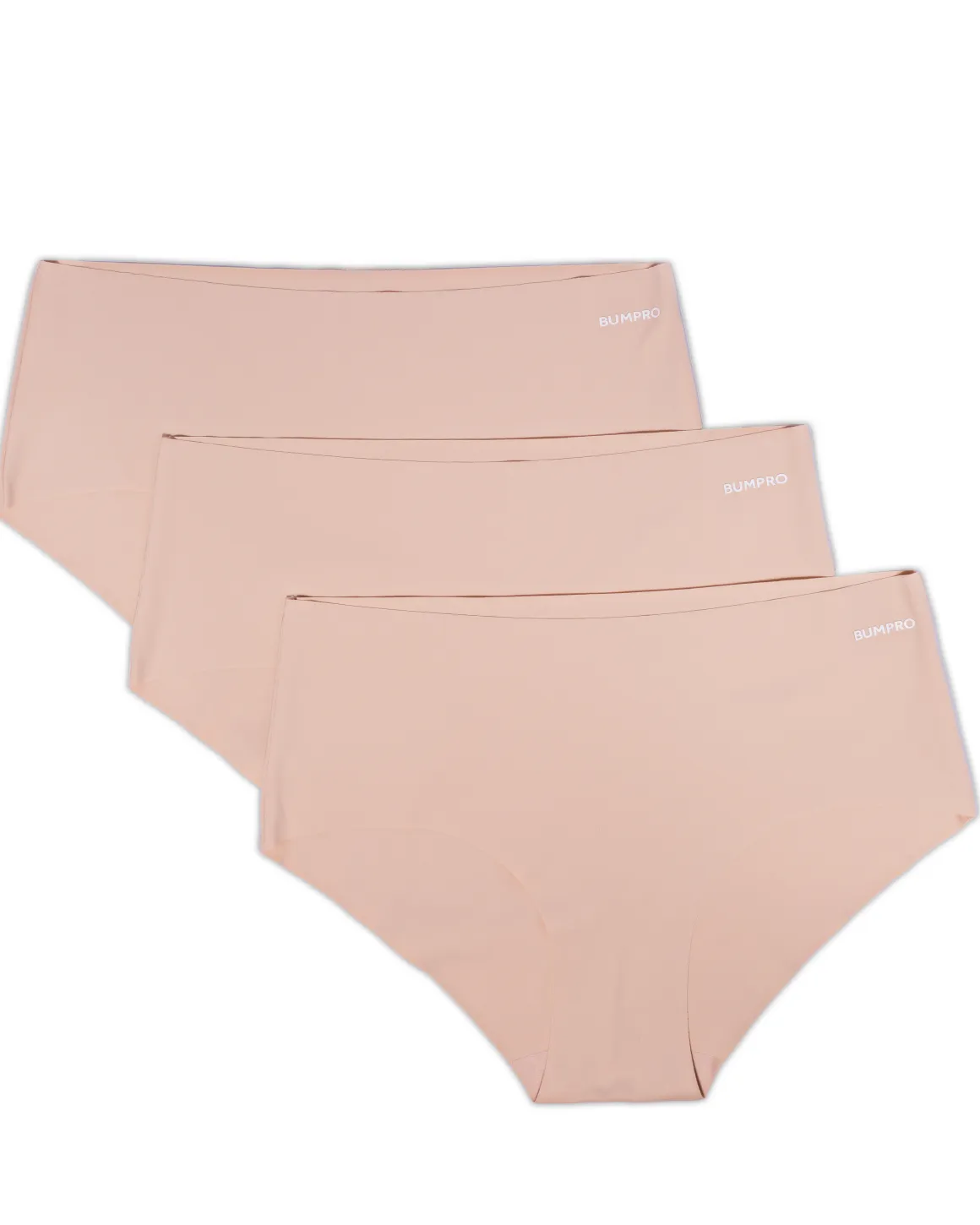 3-pack No Show Hipster Sand