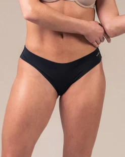 3-pack No Show Thong Black