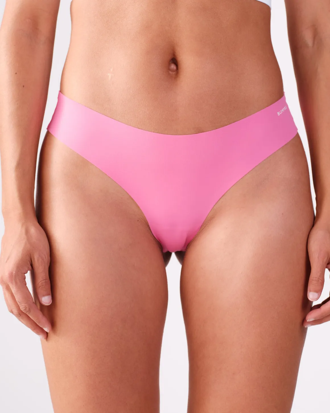 3-pack No Show Thong Pink/Blue/White