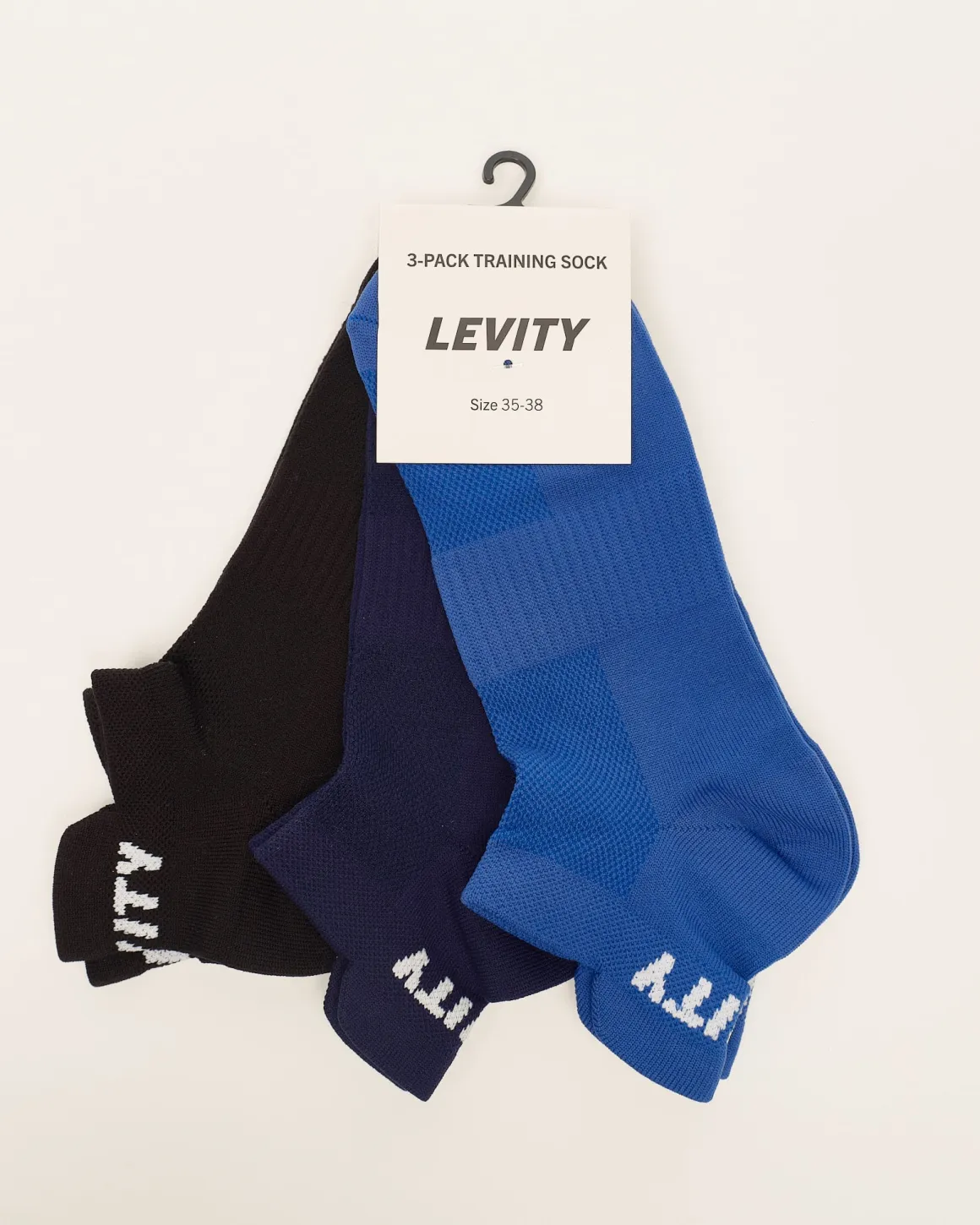 3-pack Training Sock Black/Blue Lolite/Navy