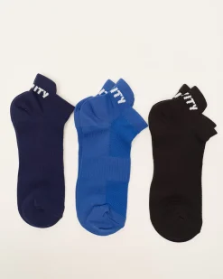 3-pack Training Sock Black/Blue Lolite/Navy