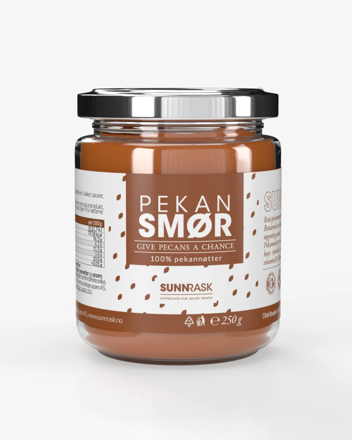 Pekansmør 250g