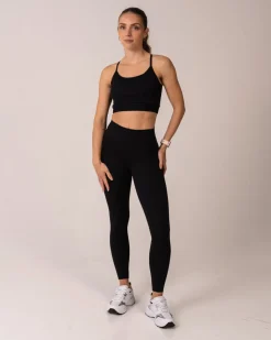 Perfect Rib Bra Black