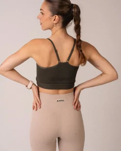 Perfect Rib Bra Military Green