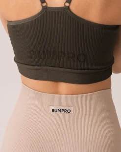 Perfect Rib Bra Military Green