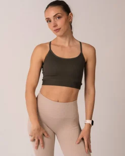 Perfect Rib Bra Military Green