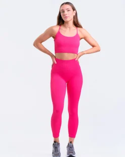 Perfect Rib Bra Pink Rasberry