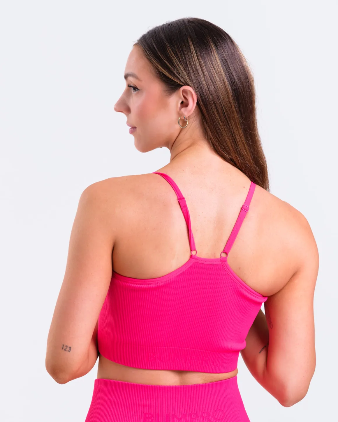 Perfect Rib Bra Pink Rasberry