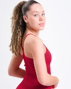 Perfect Rib Bra Red Chili