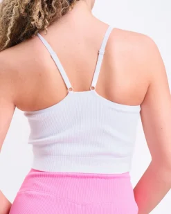 Perfect Rib Bra White