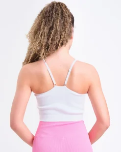 Perfect Rib Bra White