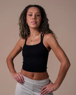Perfect Rib Croptop Blackout