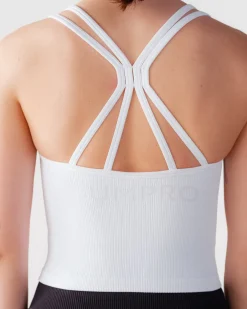 Perfect Rib Crop Top White