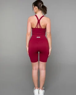 Perfect Rib Croptop Wine