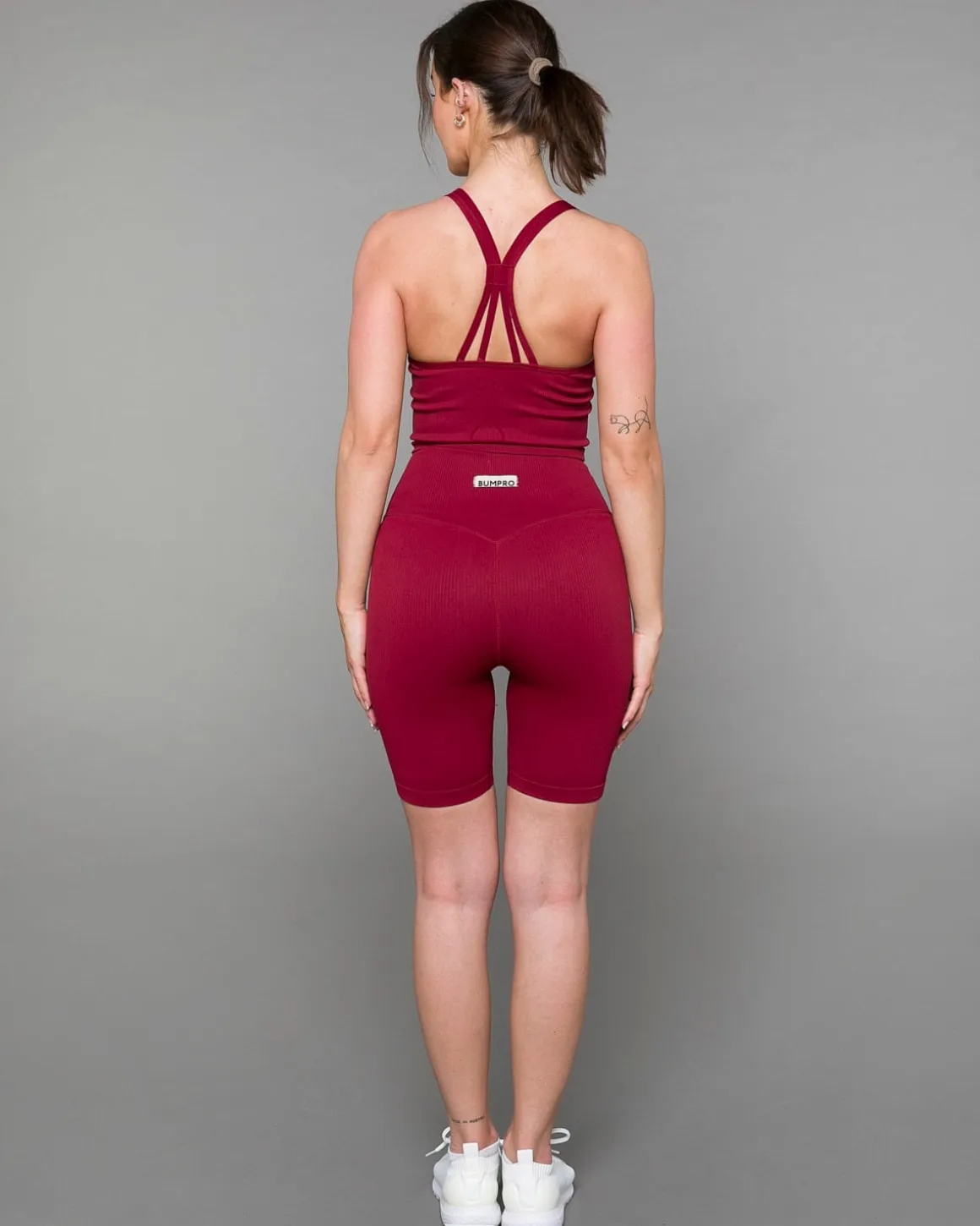 Perfect Rib Croptop Wine