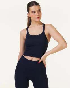 Perfect Rib Croptop Wine