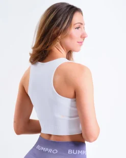 Perfect Rib Racer Tank White