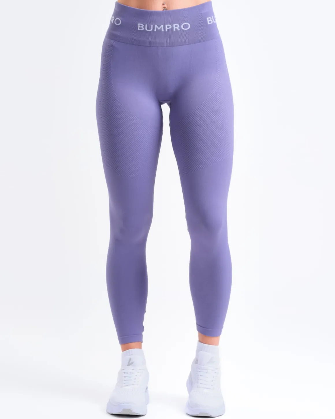 Perfect Rib Racer Tank White + Beam Logo Tights Lilac SETT