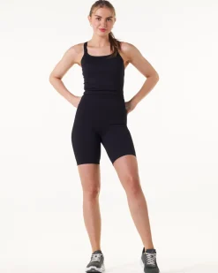 Perfect Rib Scrunchie Shorts 7″ Black