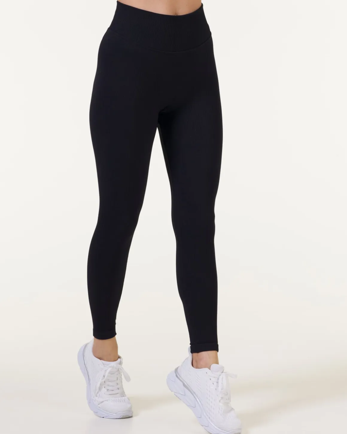 Perfect Rib Scrunchie Tights Black 2-PACK