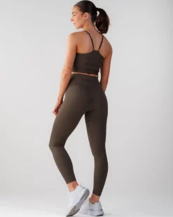 Perfect Rib Scrunchie Tights Military Green