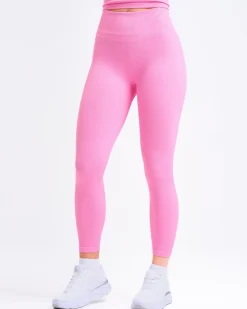 Perfect Rib Scrunchie Tights Pink Bubblegum