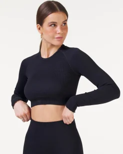 Perfect Rib Shorts 3″ Black