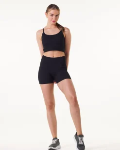 Perfect Rib Shorts 3″ Black