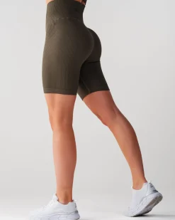 Perfect Rib Shorts 7″ Military Green