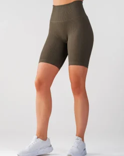 Perfect Rib Shorts 7″ Military Green