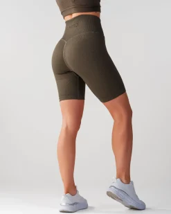 Perfect Rib Shorts 7″ Military Green