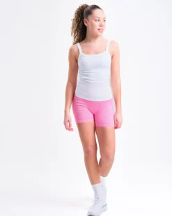 Perfect Rib Shorts 5″ Pink Bubblegum