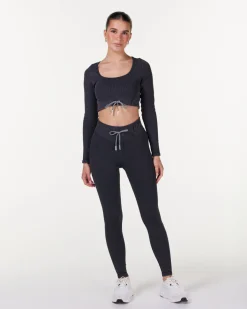 Perfect Rib Sundazed Tights Licorice