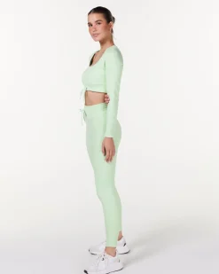 Perfect Rib Sundazed Tights Pear