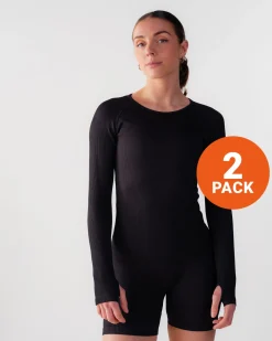 Perfect Rib Sweatshirt Black Beauty 2-PACK