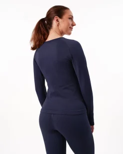 Perfect Rib Sweatshirt Blue Navy
