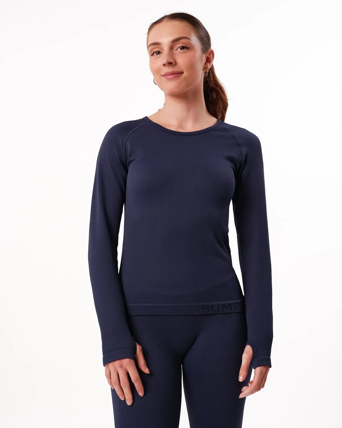 Perfect Rib Sweatshirt Blue Navy