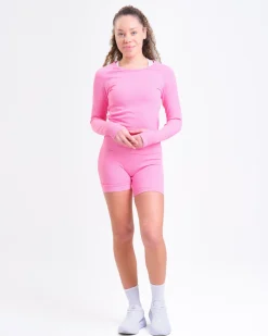 Perfect Rib Sweatshirt Pink Bubblegum