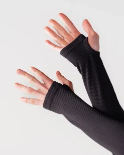 Perfect Rib Sweatshirt Turtleneck Black
