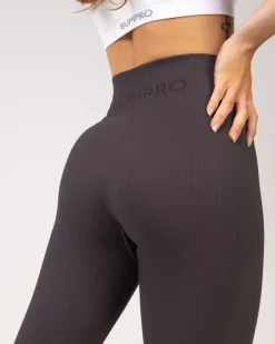Perfect Rib Tights Grey Iron
