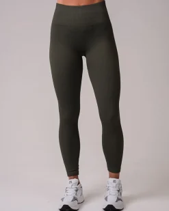 Perfect Rib Tights Military Green