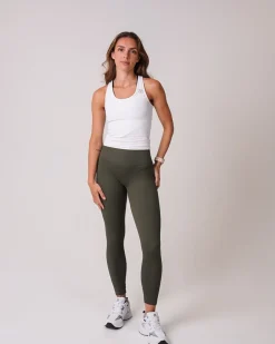 Perfect Rib Tights Military Green