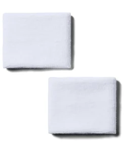 Performance Wristbands White + Black 2-PACK