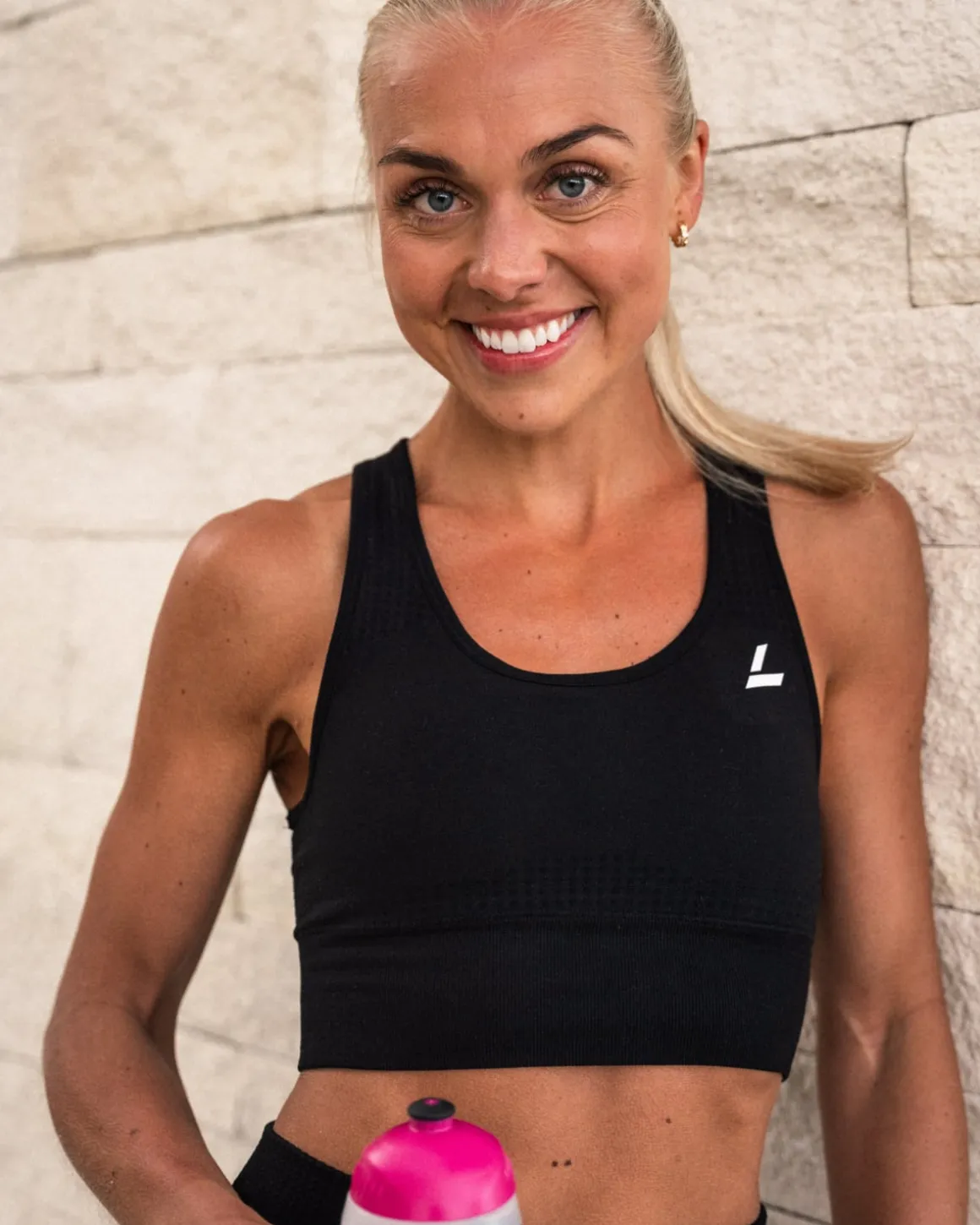 Phase Seamless Bra Black