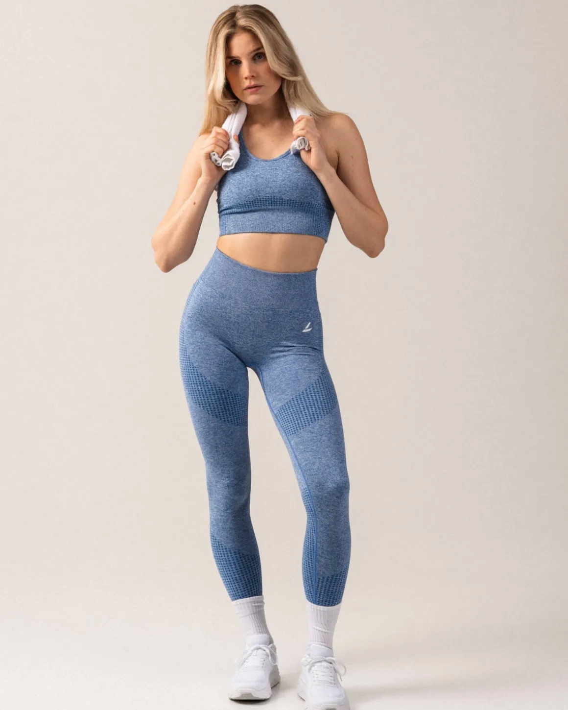 Phase Seamless Tights Blue Tide Marl