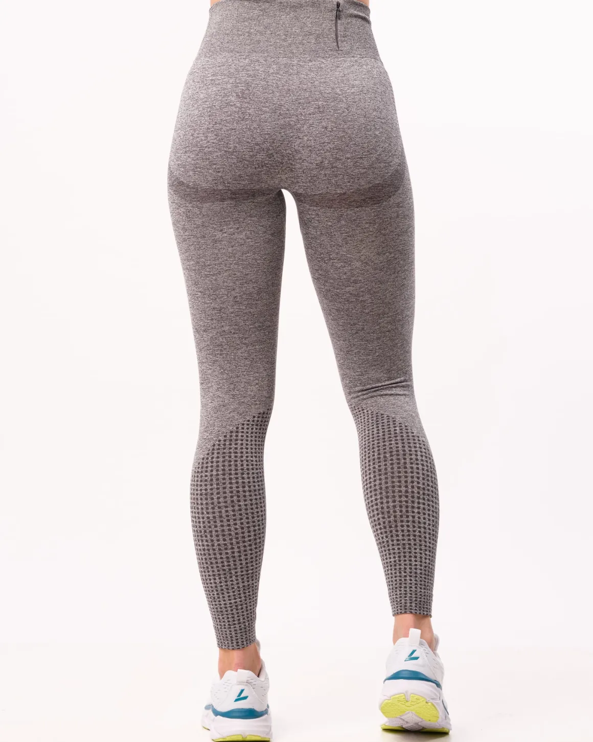 Phase Seamless Tights Grey Shark Marl