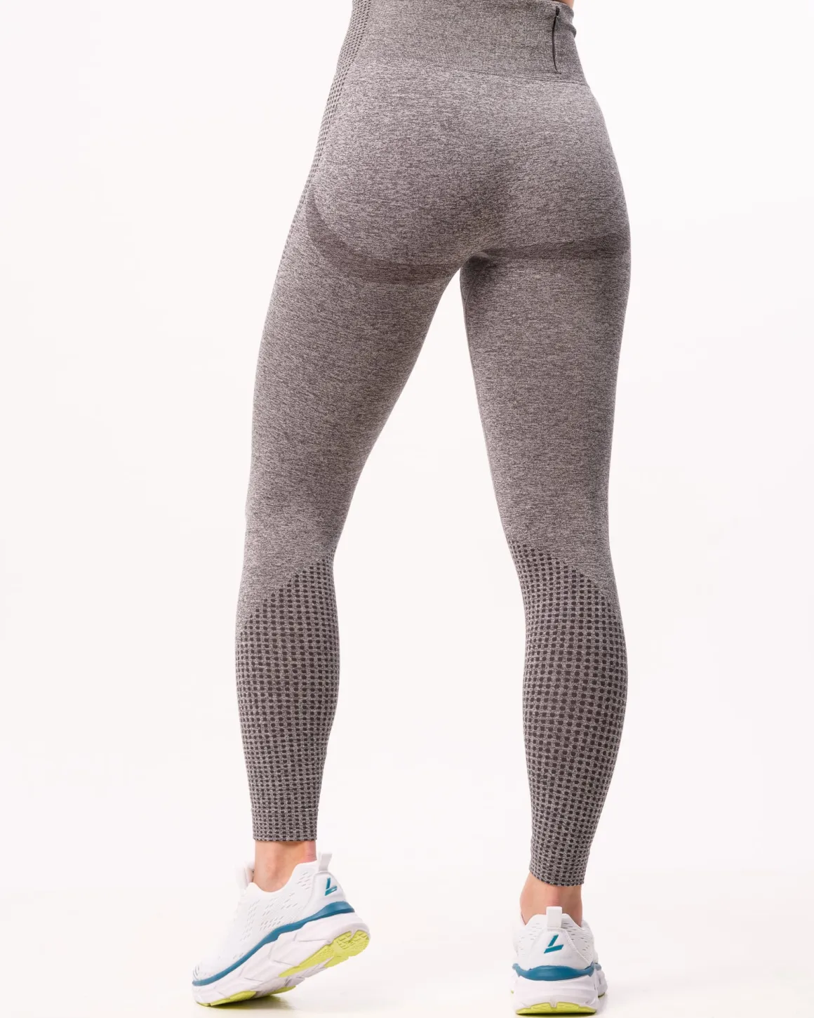 Phase Seamless Tights Grey Shark Marl