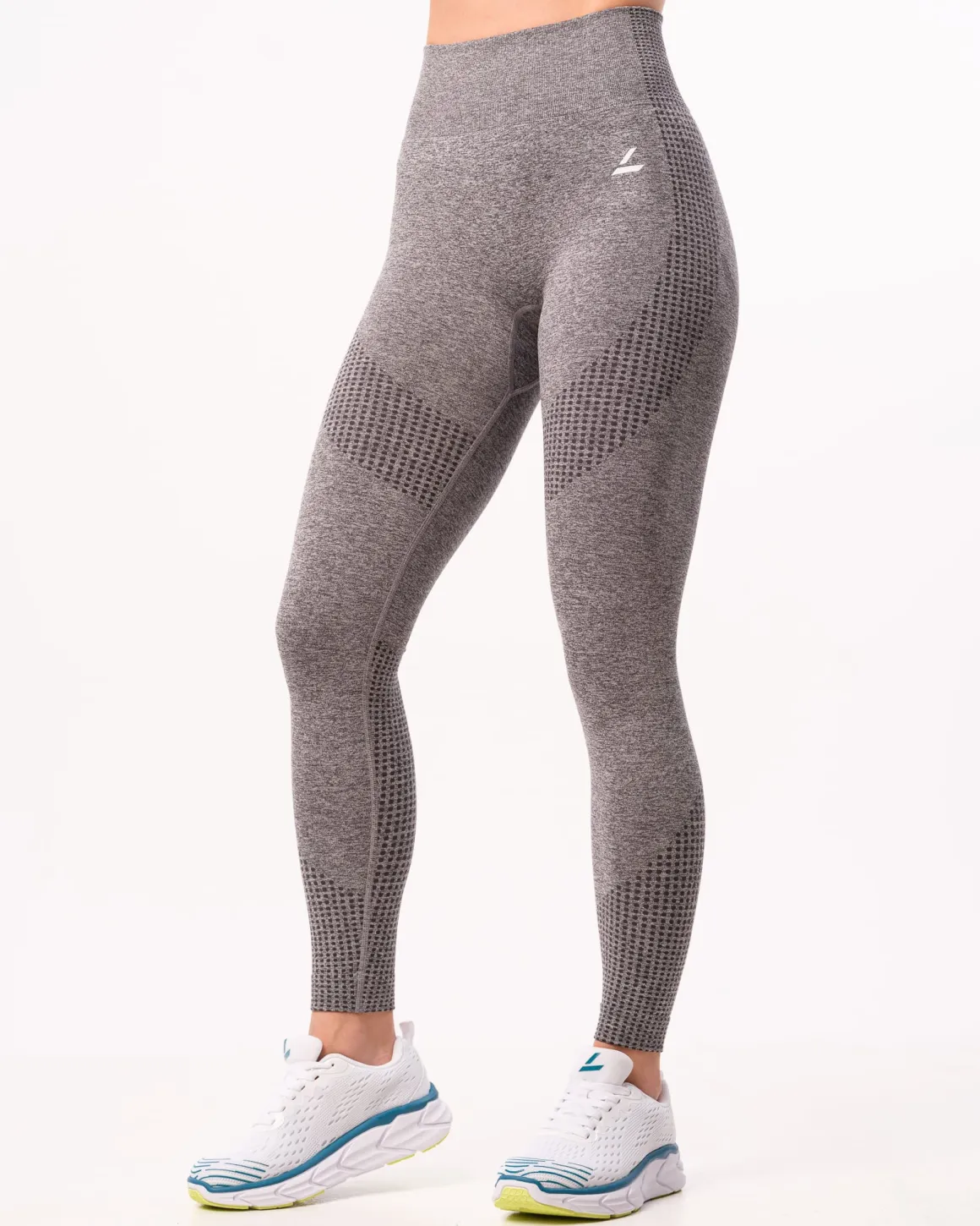 Phase Seamless Tights Grey Shark Marl