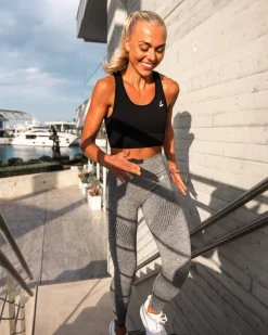 Phase Seamless Tights Grey Shark Marl