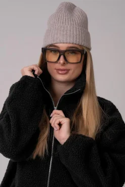 Pile Full Zip Jacket Black